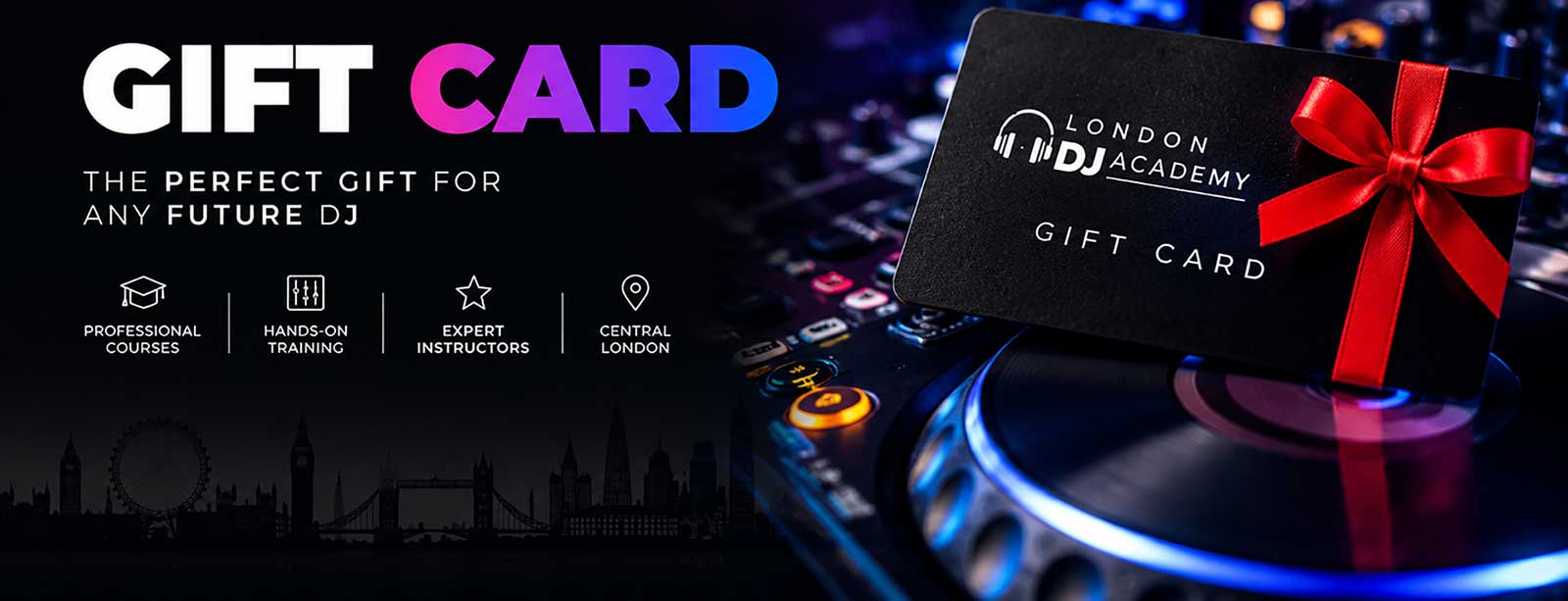 London DJ Academy Gift Vouchers Perfect Gift For Any Occasion